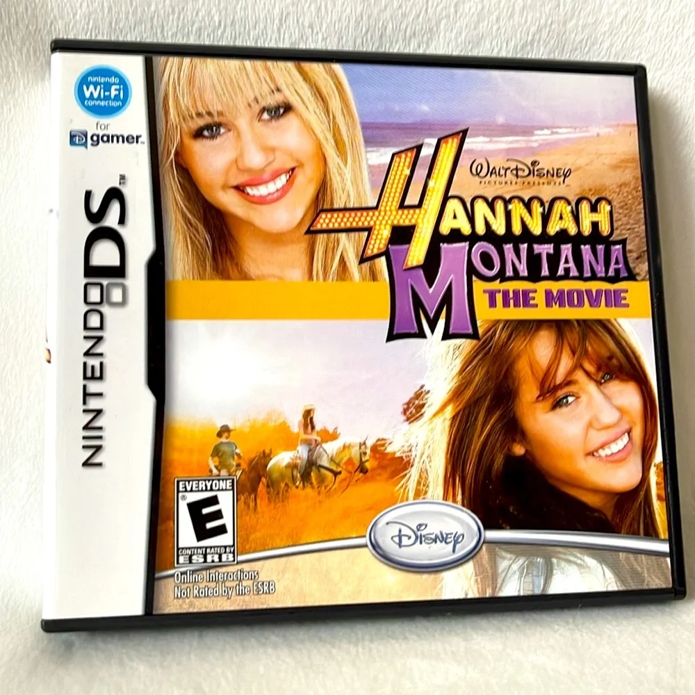 Nintendo DS Hanna Montana The Movie Video Game Complete with Manual & Case